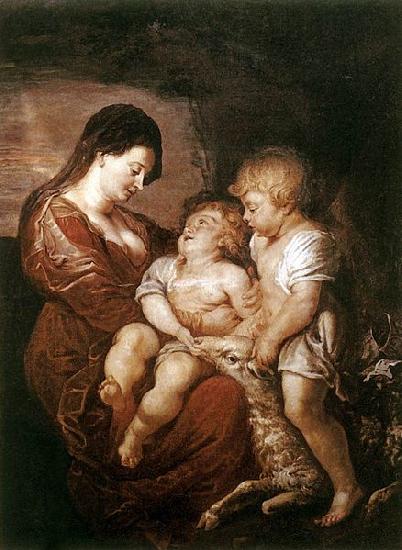 Peter Paul Rubens Virgin and Child with the Infant St John oil painting image
